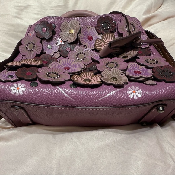 Coach rogue 25 tea rose tote w/wallet - Picture 12 of 14